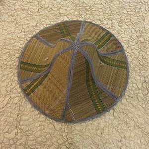 Bamboo weaving cone hat